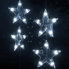 vidaXL Κουρτίνα LED Φωτάκια 500 LED Ψυχρό Λευκό με 8 Λειτουργίες
