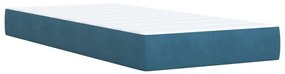 ΚΡΕΒΑΤΙ BOXSPRING ΜΕ ΣΤΡΩΜΑ ΣΚΟΥΡΟ ΜΠΛΕ 100X200 ΕΚ. ΒΕΛΟΥΔΙΝΟ 3292260