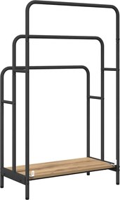 vidaXL Ράφι Ρούχων Artisan Oak 60 x 30 x 100,5 εκ Επεξεργασμένο ξύλο