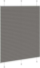 vidaXL Πλισέ περσίδα Ανθρακί 110x100 cm Πλάτος υφάσματος 109,4 cm