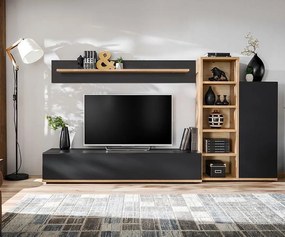 Σύνθετο σαλονιού Lume-Μαύρο