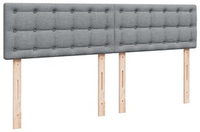 ΚΡΕΒΑΤΙ BOXSPRING ΜΕ ΣΤΡΩΜΑ ΑΝΟΙΧΤΟ ΓΚΡΙ 180X200 ΕΚ. ΥΦΑΣΜΑΤΙΝΟ 3287161