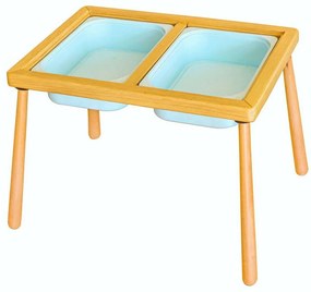 Τραπέζι Παιδικό 109TRS1165 74x53x52cm Natural-Blue