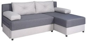 Γωνιακός Καναπές Romeo Fylliana Γκρί 202x137x88 εκ. 202x137x88 εκ.