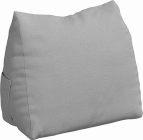 vidaXL Μαξιλάρι Πλάτης Σκίουρος Γκρί 60 x 50 x 20 cm ύφασμα