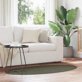 vidaXL Χαλιά "HUARTE" Δάσος Πράσινο 80x150 εκ. Ωοειδές