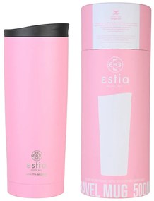 Θερμός 450ml Travel Mug Save the Aegean Blossom Rose Estia Home Art 01-20354