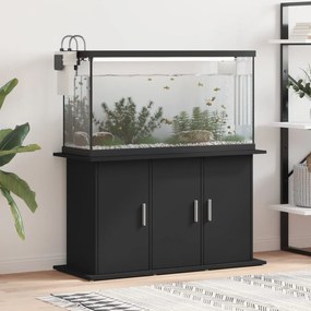 vidaXL Βάση Ενυδρείου Μαύρη 101 x 41 x 58 εκ. από Επεξεργασμένο Ξύλο