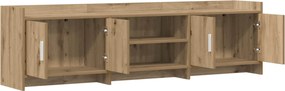 vidaXL Ντουλάπι TV 168 x 33 x 47 εκ. Artisan Δρυς Επεξεργασμένο Ξύλο
