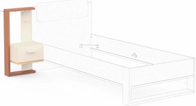 Κομοδίνο Camilla-Terracotta