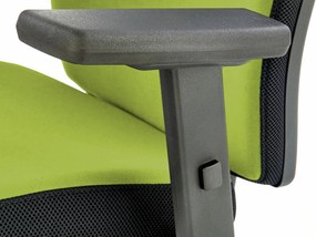 Καρέκλα γραφείου Houston 1683, Πράσινο, Μαύρο, 93x68x65cm, 17 kg, Με μπράτσα, Με ρόδες, Μηχανισμός καρέκλας: Τύπου Synchro | Epipla1.gr