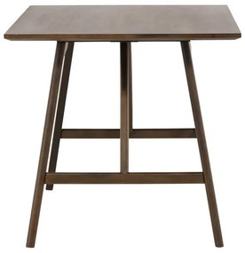 Τραπέζι Dallas 3874, Σκούρο καφέ, 75x80x120cm, Ινοσανίδες μέσης πυκνότητας, Ξύλο, Ξύλο: Καουτσούκ | Epipla1.gr