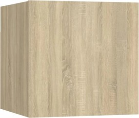 vidaXL Σετ Επίπλων Τηλεόρασης 8 Τεμαχίων Sonoma Δρυς Επεξ. Ξύλο