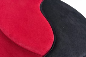 Pouffe Alis Puf - Red, Black Black
Red
