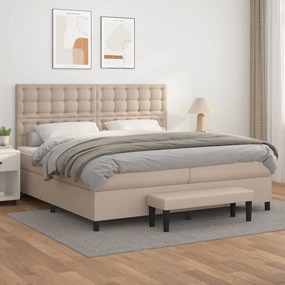 ΚΡΕΒΑΤΙ BOXSPRING ΜΕ ΣΤΡΩΜΑ ΚΑΠΟΥΤΣΙΝΟ 200X200ΕΚ.ΑΠΟ ΣΥΝΘ.ΔΕΡΜΑ 3137688