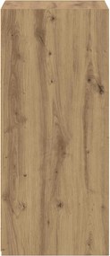 vidaXL Πλαϊνό γραφείο Artisan Δρυς 50 x 41 x 93 εκ. Επεξεργασμένο Ξύλο
