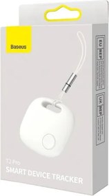 Baseus Home Intelligent T2 Pro Keychain Wireless Key and Other Object Finder BT 5.0 White (FMTP000002)