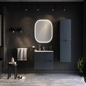 Set Bathroom Furniture ENZA 60 Anthracite 61x46.5x145 εκ.