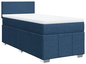 ΚΡΕΒΑΤΙ BOXSPRING ΜΕ ΣΤΡΩΜΑ ΜΠΛΕ 90X200 ΕΚ.ΥΦΑΣΜΑΤΙΝΟ 3289250