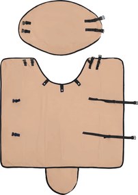 vidaXL Σαμάρι Ίππου Καπουτσίνο 115 cm Πολυεστέρας