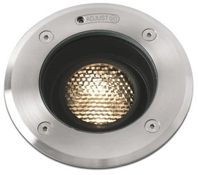 Φωτιστικό Δαπέδου Χωνευτό Geiser 130 70302 LED 6.5W 3000K 10° IP67 13x9x13,5cm Satin Stainless Faro Barcelona