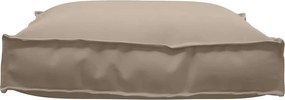 vidaXL Μαξιλάρι Taupe 70 x 70 x 12 cm Ύφασμα Όξφορντ