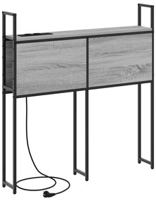 vidaXL Κεφαλάρι Αποθήκης Γκρι sonoma 90 cm Επεξεργασμένο ξύλο