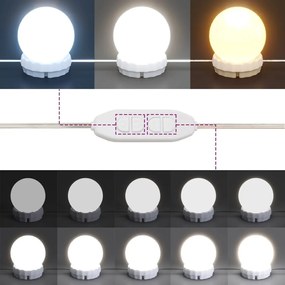 Μπουντουάρ με LED Sonoma Δρυς 80x41x144,5 εκ. - Καφέ