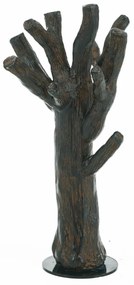 Artekko Branch Διακοσμητικός Γλυπτό Κορμός Ρητίνη Καφέ (12x12x20)cm - art-72439 - 72439