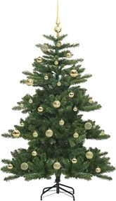vidaXL Τεχνητό Χριστουγεννιάτικο Δέντρο με Άξονα Πράσινο 150 cm