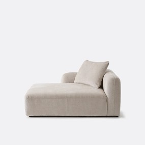 Αριστερή γωνία για αρθρωτό καναπέ, από ύφασμα chenille jacquard, AMAD