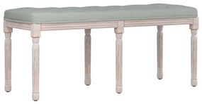 vidaXL Πάγκος Ανοιχτό Γκρι 110 x 40 x 49 εκ. Βελούδινος