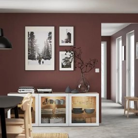 BESTÅ σύνθεση αποθήκευσης με πόρτες, 180x42x65 cm 194.888.21
