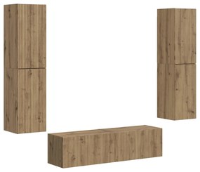 vidaXL 3 pcs Artisan Oak