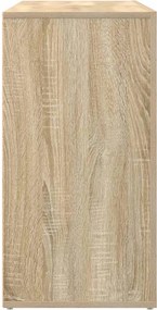 vidaXL Πλαϊνό γραφείο Δρύς Sonoma 120 x 36 x 69 εκ Επεξεργασμένο Ξύλο