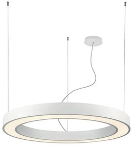 Κρεμαστό Φωτιστικό Οροφής LED 88W 3000Κ Φ120cm Ring Viokef 3915-0012-3-W-N Λευκό