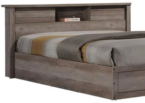 Κρεβάτι διπλό Tara rustic oak 160x200εκ 176x221.5x82.5 εκ.