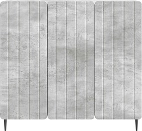 vidaXL Πλαϊνό γραφείο Γκρι Σκυροδέματος 89 x 34,5 x 82 εκ.