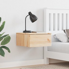 vidaXL Τοίχου Κομοδίνο με συρτάρι Επιτοίχιο 2 pcs Καφέ 37 x 35 x 18.5 εκ