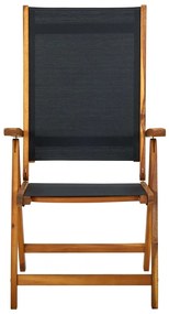 vidaXL Σετ Τραπεζαρίας Εξωτερικού Χώρου 7 τεμ. από Μασίφ Ξύλο Ακακίας