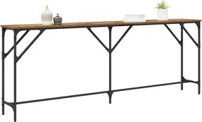 vidaXL Τραπέζι κονσόλας Παλιό Ξύλο 200 x 29 x 75 cm