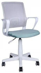 ΚΑΡΕΚΛΑ ΓΡΑΦΕΙΟΥ Fylliana FL5508 ΓΚΡΙ-ΒΕΡΑΜΑΝ ΜΕ ΛΕΥΚΟ ΣΚΕΛΕΤΟ 50x51x95εκ 093-225-143