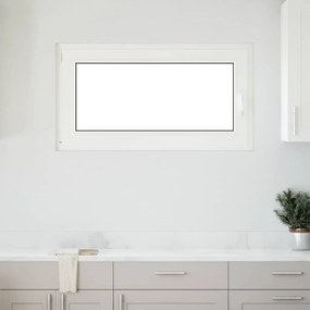 vidaXL Παράθυρο Υπογείου "RISOR" 110x50 εκ. Ανακλινόμενο & Περιστρεφόμενο DIN Αριστερό Ανθρακί