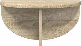 vidaXL Ράφι Τοίχου Επιτοίχιο 2 pcs Δρύς Sonoma 38 x 19 x 19 εκ