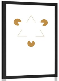 Αφίσα με παρπαστού και απλό σχέδιο - 30x45 black