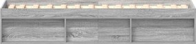 vidaXL Πλαίσιο Κρεβατιού Γκρι Sonoma 75 x 190 εκ. Small Single