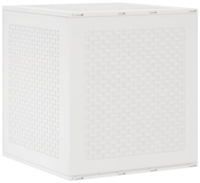 vidaXL Σακούλα Αποθήκευσης Κήπου Λευκή 55x53x57 εκ PP