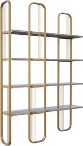 Βιβλιοθήκη Κίτρινο SIERRA 124x26x182