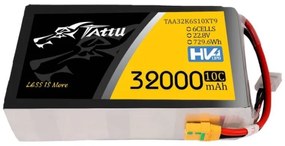 Tattu 32000mAh 22.8V 10C 6S1P Lipo Battery Pack With XT90-S