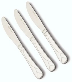 Μαχαίρια Φαγητού Acer (Σετ 3Τμχ) 10-127-022 Inox Nava Stainless Steel